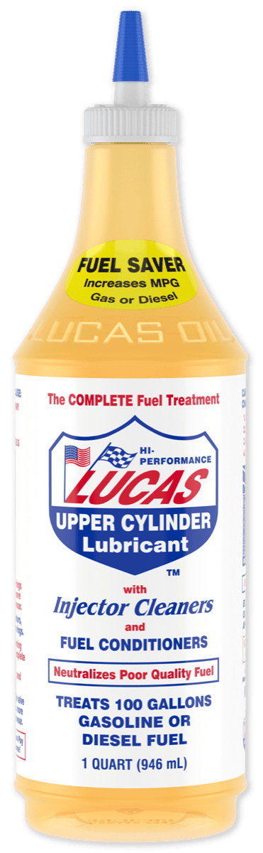 Lucas Upper Cylinder Lubricant Fuel Treatment bottle